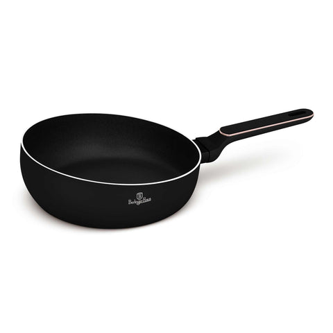batería de cocina, BH/8351, Black Rose Collection, cocina, cookwareset, frypan, negro mate, oro rosa, sartén, sartén abatible, Sartén abatible 26 cm