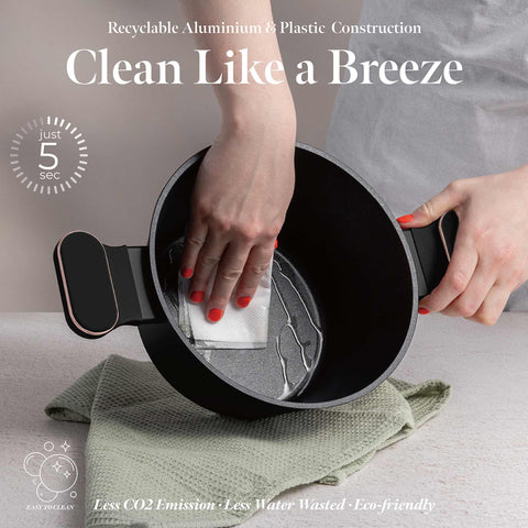  BH/8357,LP,BH,251,Cacerola con tapa 20cm,Negro mate,Oro rosa,Cacerola 20 cm,Nuevo diseño de asa,Cacerola,Olla,Cacerola con tapa,Utensilios de cocina,Cocina,Ollas y cazuelas