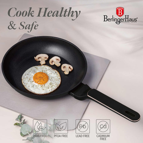  BH/8360, juego de 3 sartenes, negro mate, oro rosa, juego de 3 sartenes a., nuevo diseño de mango, sartén, juego de sartenes, sartén, juego de sartenes, utensilios de cocina, cocina, sartenes, juego de sartenes