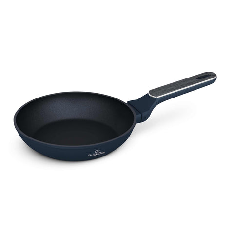  BH/8364, Sartén 20cm, Azul Mate, Madera Gris, Sartén 20 cm, Nuevo diseño de mango, Sartén, Utensilios de cocina, Cocina, Sartenes