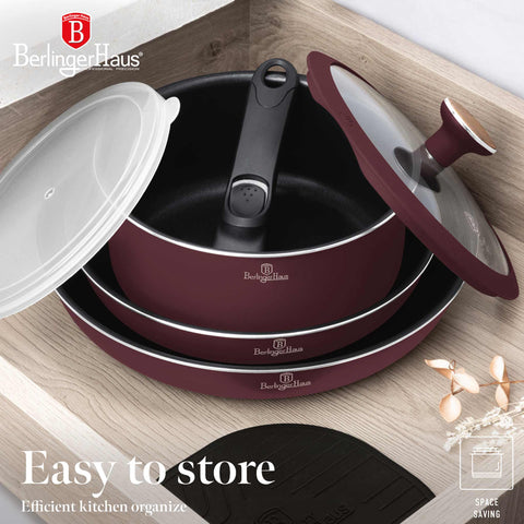 BH/8418, juego de utensilios de cocina de 13 piezas, burdeos mate, madera, juego de utensilios de cocina de 13 piezas a., nuevo diseño de mango, mango de clic, utensilios de cocina inteligentes, juego de utensilios de cocina, ollas y sartenes, juego de ollas y sartenes, juego, clic, cocina, utensilios de cocina, ollas y cacerolas