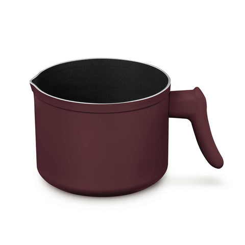 BH/8440, Lechera de 2 l apta para inducción, color burdeos mate, Lechera, Calientaleche