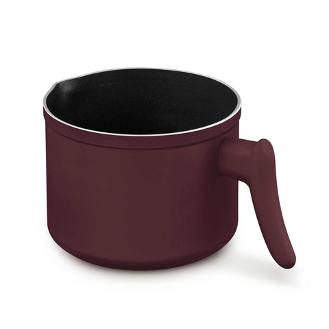 BH/8440, Lechera de 2 l apta para inducción, color burdeos mate, Lechera, Calientaleche