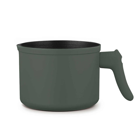  BH/8443, Lechera de 2 l apta para inducción, verde mate, lechera, calentador de leche