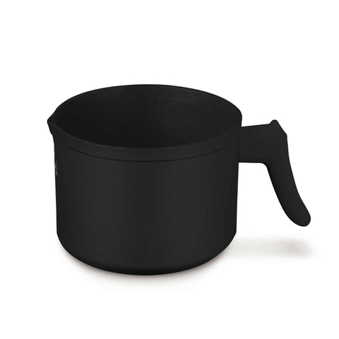  BH/8445, Lechera de 2 l apta para inducción, color negro mate, para calentar leche