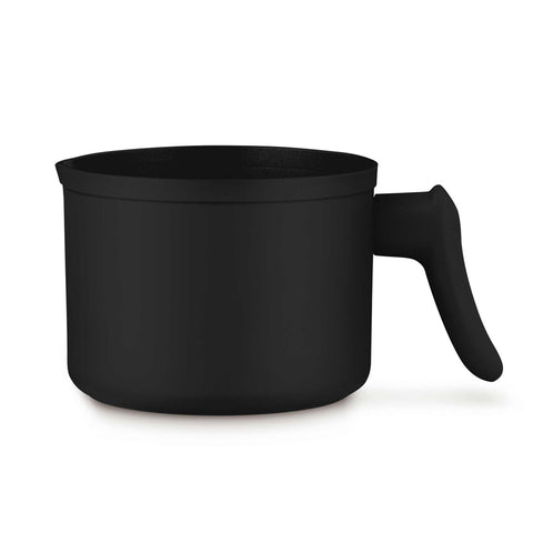  BH/8445, Lechera de 2 l apta para inducción, color negro mate, para calentar leche