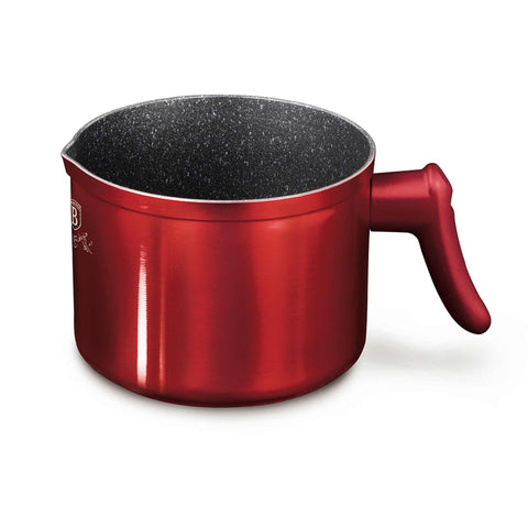  BH/8446, Lechera de 2 l apta para inducción, color burdeos, roja, para calentar leche