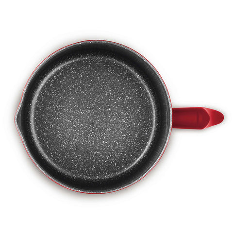  BH/8446, Lechera de 2 l apta para inducción, color burdeos, roja, para calentar leche