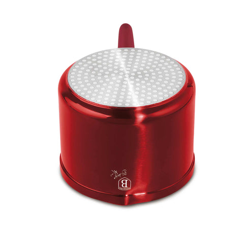  BH/8446, Lechera de 2 l apta para inducción, color burdeos, roja, para calentar leche