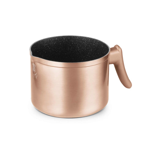  BH/8447, Lechera de 2 l apta para inducción, oro rosa, Lechera, Calientaleche