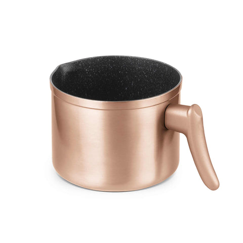  BH/8447, Lechera de 2 l apta para inducción, oro rosa, Lechera, Calientaleche