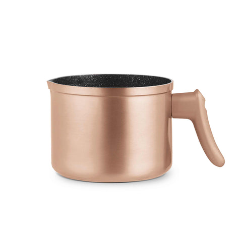  BH/8447, Lechera de 2 l apta para inducción, oro rosa, Lechera, Calientaleche