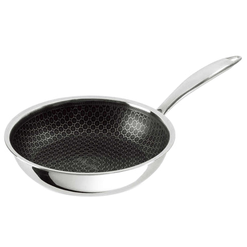 Product image of Frypan 20cm. Part of the Eternal Collection . Features: • Material: stainless steel with laser-cut surface • Size: 20*4,5 cm 1,0L REGISTERED DESIGN BY BERLINGER HAUS!. (Studio view). Official Berlinger Haus product, boosted by Promintra sl.