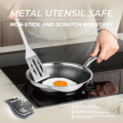  BH/8503N,BH/8503-4,BH/7431,BH/8503, Sartén de 20 cm, Acero inoxidable, Sartén de 20 cm, Sartén, Utensilios de cocina, Cocina, Sartenes