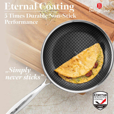  BH/8504N,BH/7432,BH/8504,Sartén 24cm,Acero Inoxidable,Sartén 24 cm,Sartén,Sartén,Utensilios de cocina,Cocinar,Sartenes