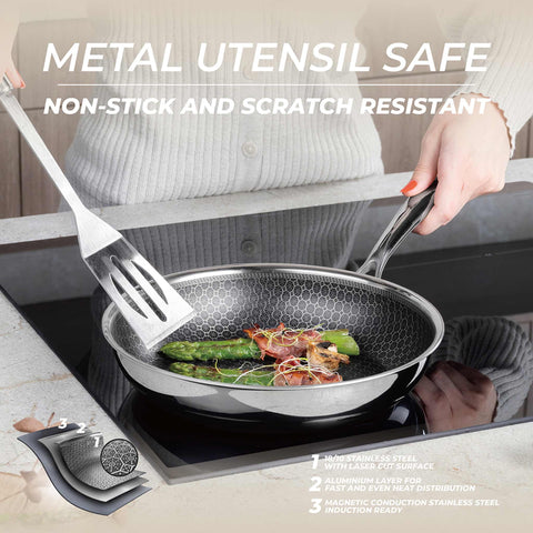  BH/8504N,BH/7432,BH/8504,Sartén 24cm,Acero Inoxidable,Sartén 24 cm,Sartén,Sartén,Utensilios de cocina,Cocinar,Sartenes