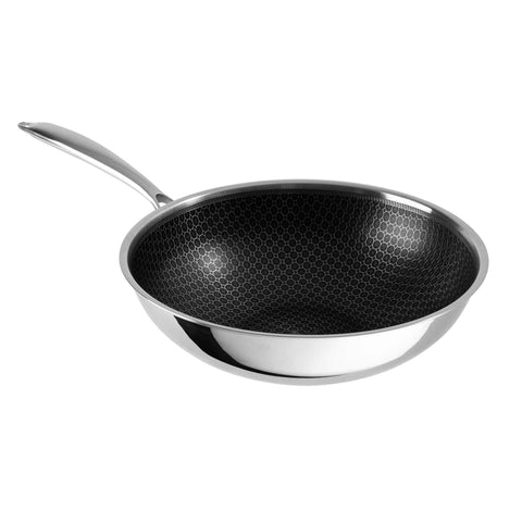 wok, utensilios de cocina, cocinar,wok de 28 cm, acero inoxidable,RENEW,BH/7434,BH/8507