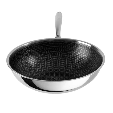 wok, utensilios de cocina, cocinar,wok de 28 cm, acero inoxidable,RENEW,BH/7434,BH/8507