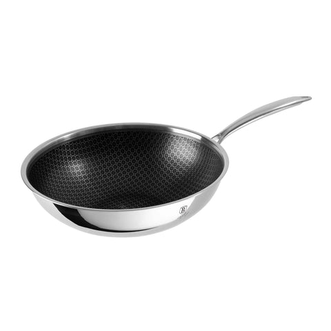 wok, utensilios de cocina, cocinar,wok de 28 cm, acero inoxidable,RENEW,BH/7434,BH/8507