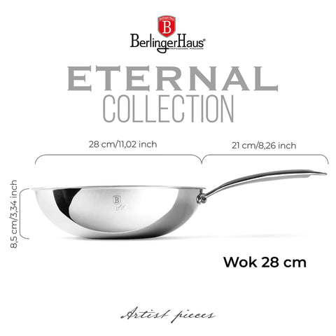  BH/8507,BH/7434,BH/8507N,Wok 28cm,Acero inoxidable,Wok 28 cm,wok,utensilios de cocina,cocinar,Sartenes