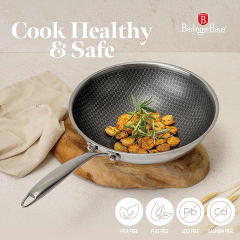  BH/8507,BH/7434,BH/8507N,Wok 28cm,Acero inoxidable,Wok 28 cm,wok,utensilios de cocina,cocinar,Sartenes