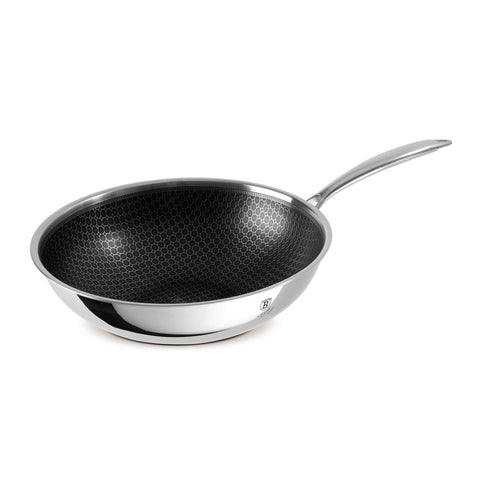 acero inoxidable, BH/7434, BH/8507, BH/8507N, cocina, cookwareset, Eternal Collection, frypan, juego de utensilios de cocina, Pans, sartén, utensilios de cocina, wok, wok 28 cm, Wok 28cm