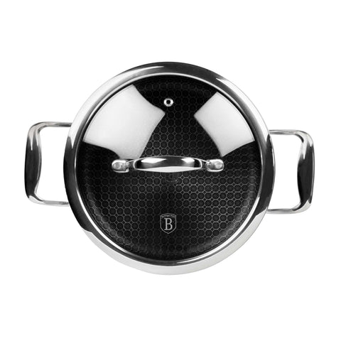  BH/8508W,Cacerola con tapa 20cm,Acero inoxidable,cacerola 20 cm,cacerola,olla,cacerola con tapa,utensilios de cocina,cocinar