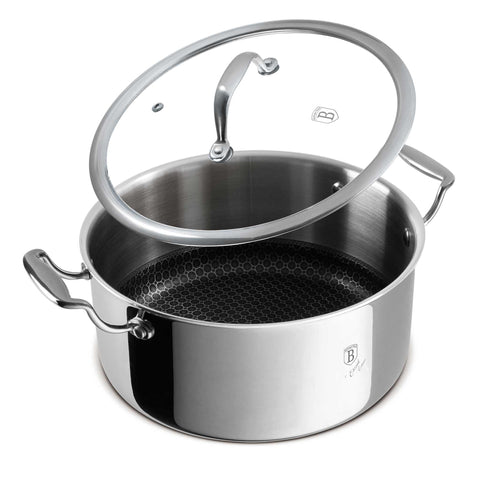  BH/8509N,BH/6561,BH/7445,BH/8509,Cacerola con tapa 24cm,Acero inoxidable,Cacerola 24 cm,Cacerola,Olla,Cacerola con tapa,Utensilios de cocina,Cocina,Ollas y cazuelas