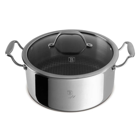  BH/8509N,BH/6561,BH/7445,BH/8509,Cacerola con tapa 24cm,Acero inoxidable,Cacerola 24 cm,Cacerola,Olla,Cacerola con tapa,Utensilios de cocina,Cocina,Ollas y cazuelas
