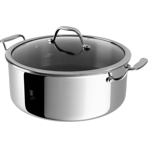 cacerola, olla, cacerola con tapa, batería de cocina, cocinar,cacerola de 28 cm,acero inoxidable,RENEW,BH/7446,BH/8510