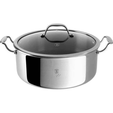 cacerola, olla, cacerola con tapa, batería de cocina, cocinar,cacerola de 28 cm,acero inoxidable,RENEW,BH/7446,BH/8510