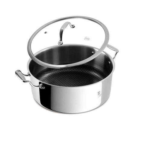  BH/8510W,Cacerola con tapa 28cm,Acero inoxidable,cacerola 28 cm,cacerola,olla,cacerola con tapa,utensilios de cocina,cocinar