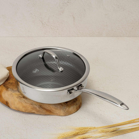  BH/8511N,BH/7443,BH/8511,Sartén honda con tapa 24cm,Acero inoxidable,Sartén honda 24 cm,Sartén,Sartén honda,Sartén honda con tapa,Sartén,Utensilios de cocina,Cocinar,Sartenes