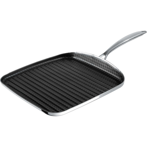 sartén, sartén para freír, sartén para parrilla, utensilios de cocina, cocinar, sartén para parrilla de 28 cm, acero inoxidable, RENEW, BH/7430, BH/8513