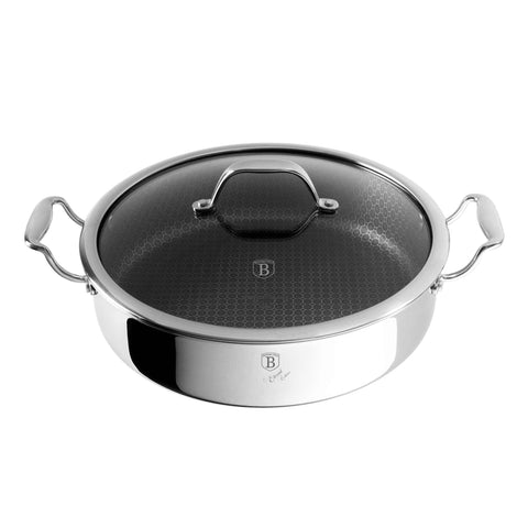  BH/8515,BH/7429,BH/7447,BH/8515N,Olla baja con tapa 28cm,Acero inoxidable,Olla baja 28 cm,Olla baja,Olla baja con tapa,Olla,Utensilios de cocina,Cocina,Ollas y cazuelas