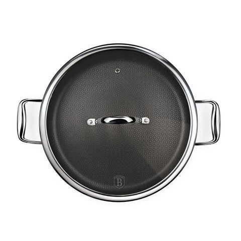  BH/8515W, Olla baja con tapa 28cm, Acero inoxidable, Olla baja de 28 cm, Olla baja, Olla baja con tapa, Olla, Utensilios de cocina, Cocina