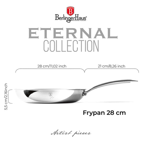  BH/8516N,BH/8516,Sartén 30cm,Acero Inoxidable,Sartén 30 cm,Sartén,Sartén,Utensilios de cocina,Cocinar,Sartenes