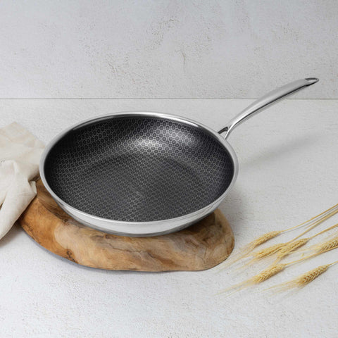  BH/8516N,BH/8516,Sartén 30cm,Acero Inoxidable,Sartén 30 cm,Sartén,Sartén,Utensilios de cocina,Cocinar,Sartenes