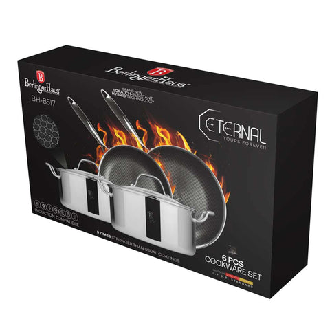  BH/8517,BH/8517N,Juego de utensilios de cocina de 6 piezas,Acero inoxidable,Juego de utensilios de cocina de 6 piezas,Juego de utensilios de cocina,Ollas y sartenes,Juego de ollas y sartenes,Juego,Cocina,Utensilios de cocina,Ollas y cazuelas