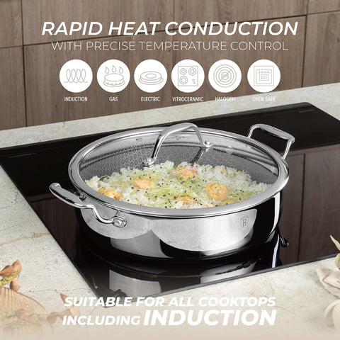  BH/8518,BH/8518N,Juego de utensilios de cocina de 8 piezas,Acero inoxidable,Juego de utensilios de cocina de 8 piezas,Juego de utensilios de cocina,Ollas y sartenes,Juego de ollas y sartenes,Juego,Cocina,Utensilios de cocina,Ollas y cazuelas