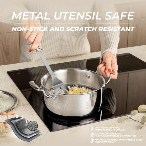  BH/8518,BH/8518N,Juego de utensilios de cocina de 8 piezas,Acero inoxidable,Juego de utensilios de cocina de 8 piezas,Juego de utensilios de cocina,Ollas y sartenes,Juego de ollas y sartenes,Juego,Cocina,Utensilios de cocina,Ollas y cazuelas