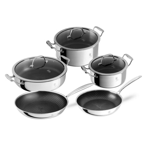 acero inoxidable, BH/8518, BH/8518N, cocina, Colección Eternal, Cookware Set, Eternal Collection, juego, juego de ollas y sartenes, juego de utensilios de cocina, juego de utensilios de cocina de 8 piezas, olla, ollas y sartenes, pot, Pots & Casseroles, utensilios de cocina