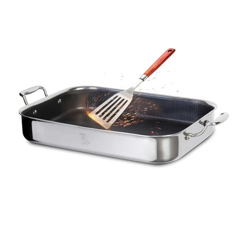  BH/8522, Asador rectangular 35x26cm, Acero inoxidable, Utensilios para hornear, Asador rectangular a., Asador rectangular, Asador, Horneado, Bandeja para asar