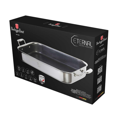  BH/8522, Asador rectangular 35x26cm, Acero inoxidable, Utensilios para hornear, Asador rectangular a., Asador rectangular, Asador, Horneado, Bandeja para asar