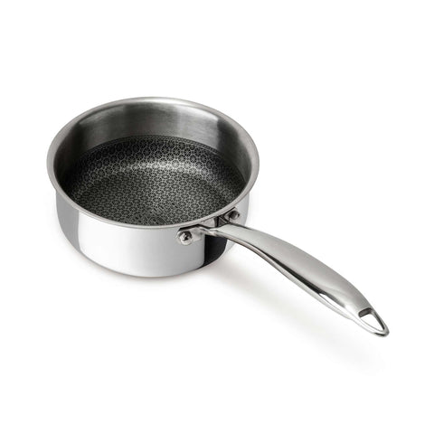 Product image of Sauce pan 16cm. Part of the Eternal Collection . Features: • Material: stainless steel with laser-cut surface • Size: 16*7 cm 1,1L REGISTERED DESIGN BY BERLINGER HAUS!. (Studio view). Official Berlinger Haus product, boosted by Promintra sl.