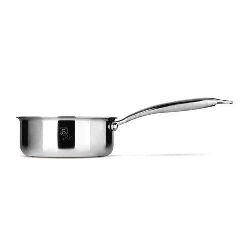 Product image of Sauce pan 16cm. Part of the Eternal Collection . Features: • Material: stainless steel with laser-cut surface • Size: 16*7 cm 1,1L REGISTERED DESIGN BY BERLINGER HAUS!. (Studio view). Official Berlinger Haus product, boosted by Promintra sl.