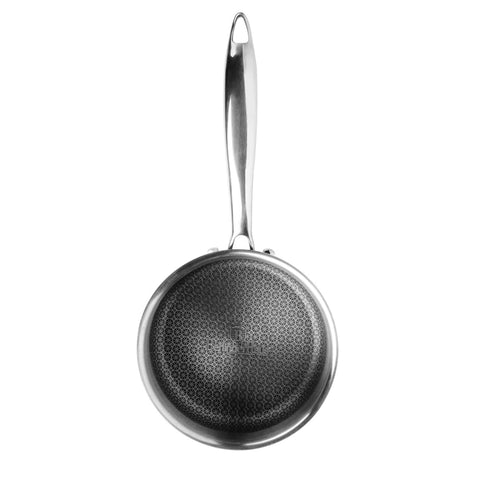 Product image of Sauce pan 16cm. Part of the Eternal Collection . Features: • Material: stainless steel with laser-cut surface • Size: 16*7 cm 1,1L REGISTERED DESIGN BY BERLINGER HAUS!. (Studio view). Official Berlinger Haus product, boosted by Promintra sl.