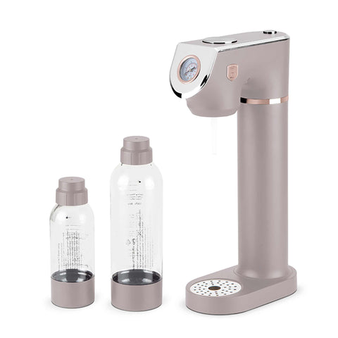 máquina para hacer refrescos, sodabar, agua con gas, agua con gas, máquina para hacer refrescos, gris topo mate, NUEVO, BH/8558