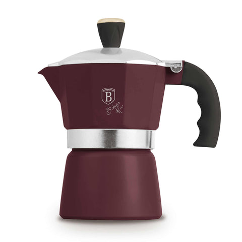  BH/8565N, BH/8565, Cafetera de 3 tazas, Burdeos mate, Cafetera, Cafetera italiana, Cafetera italiana express, Electrodomésticos de cocina