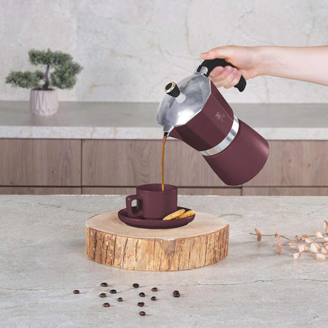  BH/8567, BH/8567N, Cafetera de 9 tazas, Burdeos mate, Cafetera italiana, Cafetera italiana, Cafetera italiana express, Electrodomésticos de cocina